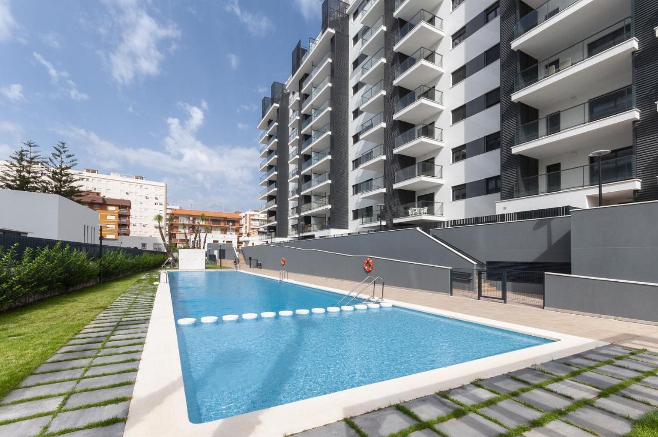 Ag Residencial El Alamo Appartement Playa de Gandia Buitenkant foto